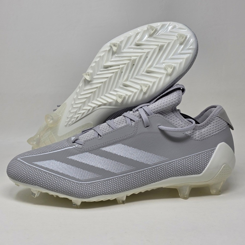 Adidas Adizero Electric.1 Size 11.5 Mens IF2427 Grey Silver Football Cleats New